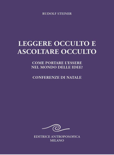 Leggere occulto e ascoltare occulto. N.E.