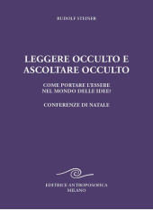 Leggere occulto e ascoltare occulto. N.E.