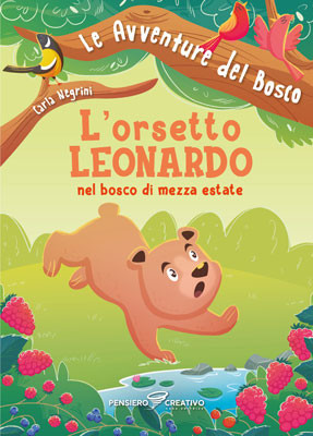 L'orsetto Leonardo nel bosco di mezza estate